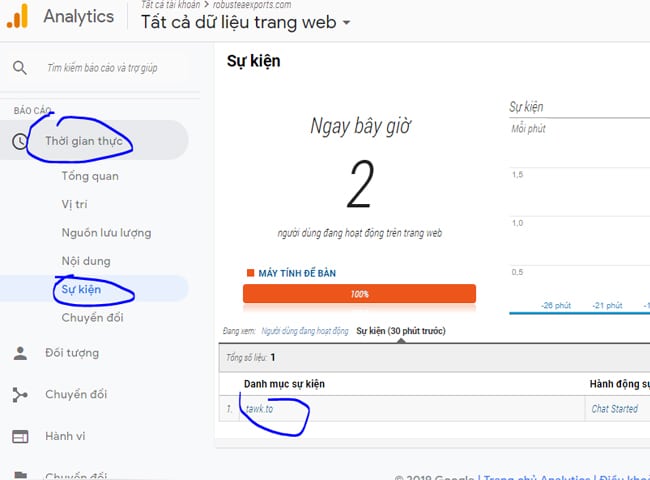 Kiem Tra Tracking Chat Tawk To Da Thanh Cong